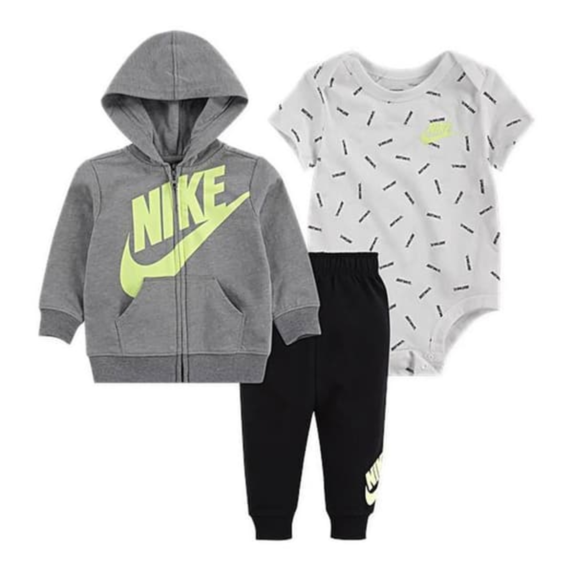 Nike kids body just do it toss 3 unità grigio- chicco - Nike