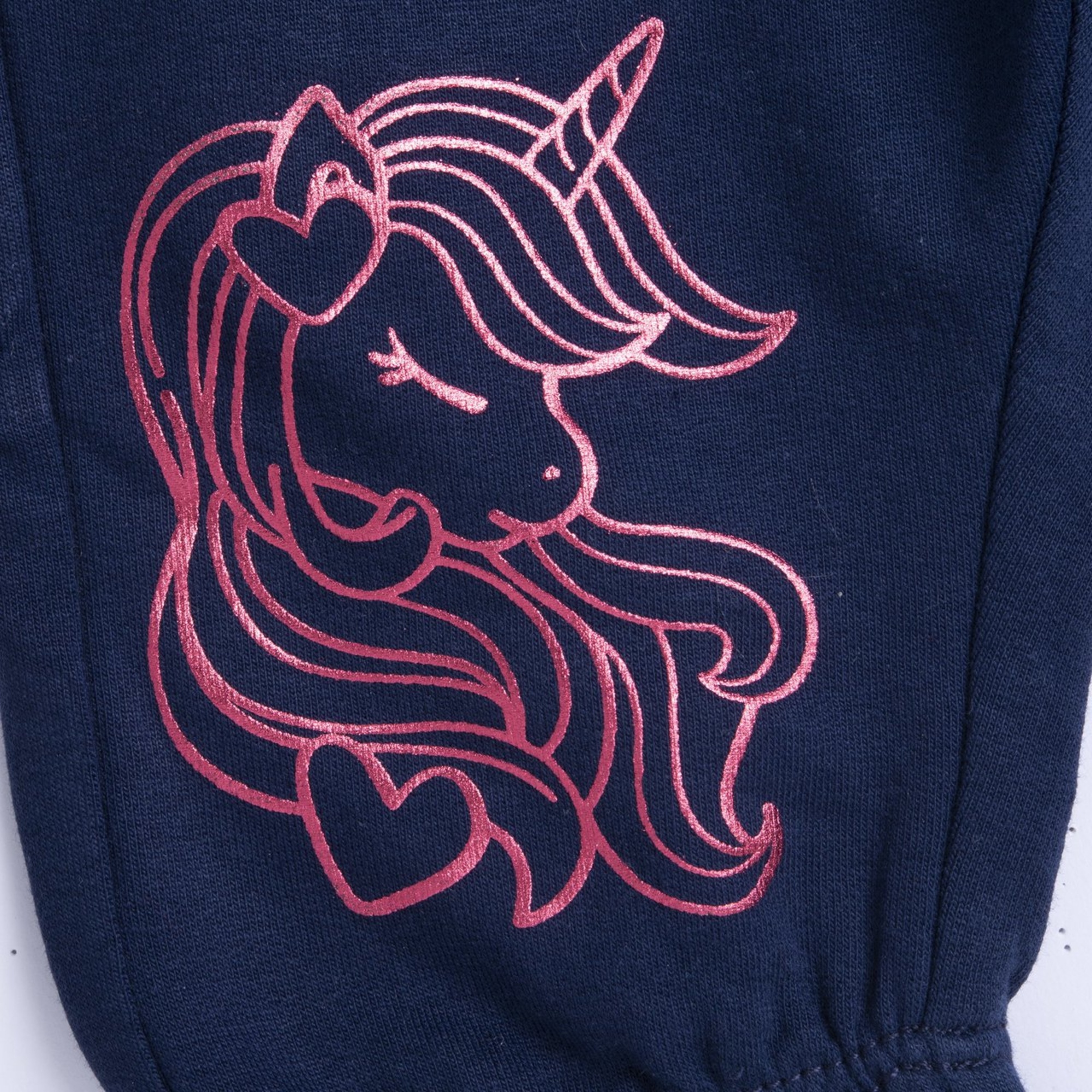 Pantalone fleece blu unicorno - chicco - Chicco