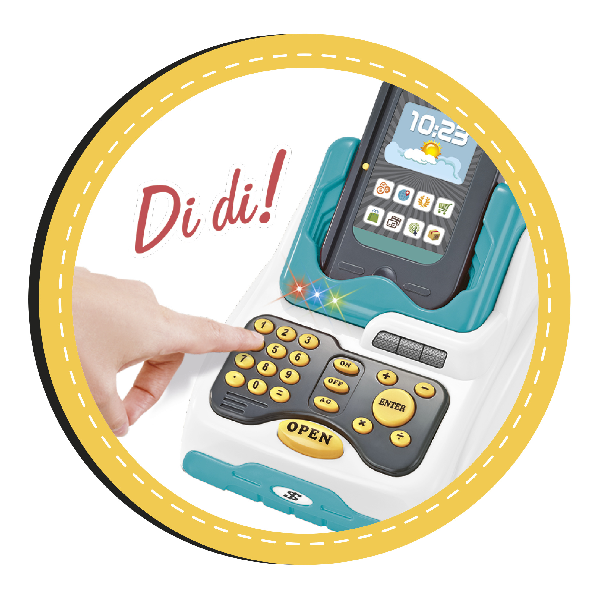 Supermarket playtime con cassa e carrello - Superstar