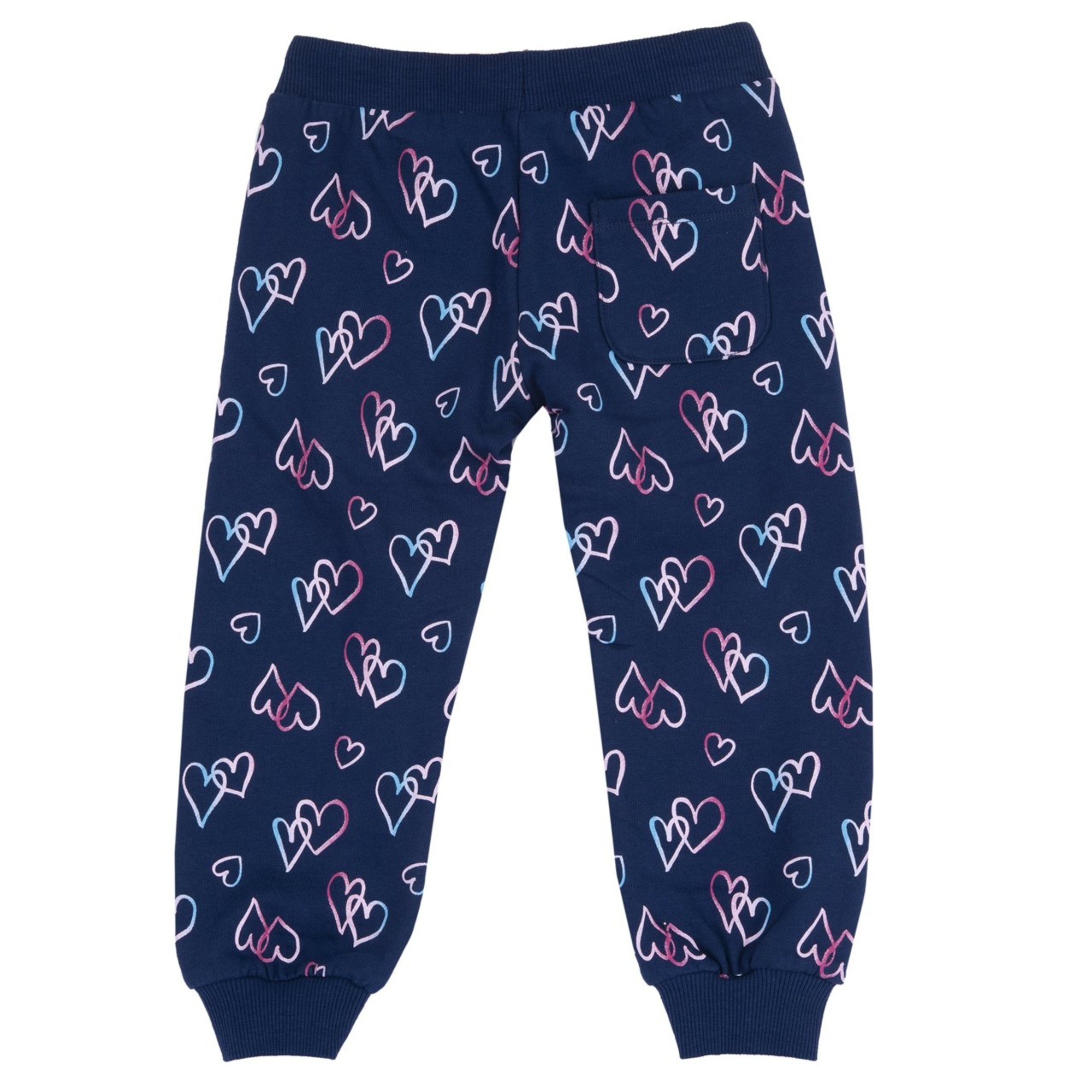 Pantaloni fleece blu fantasia cuori - chicco - Chicco