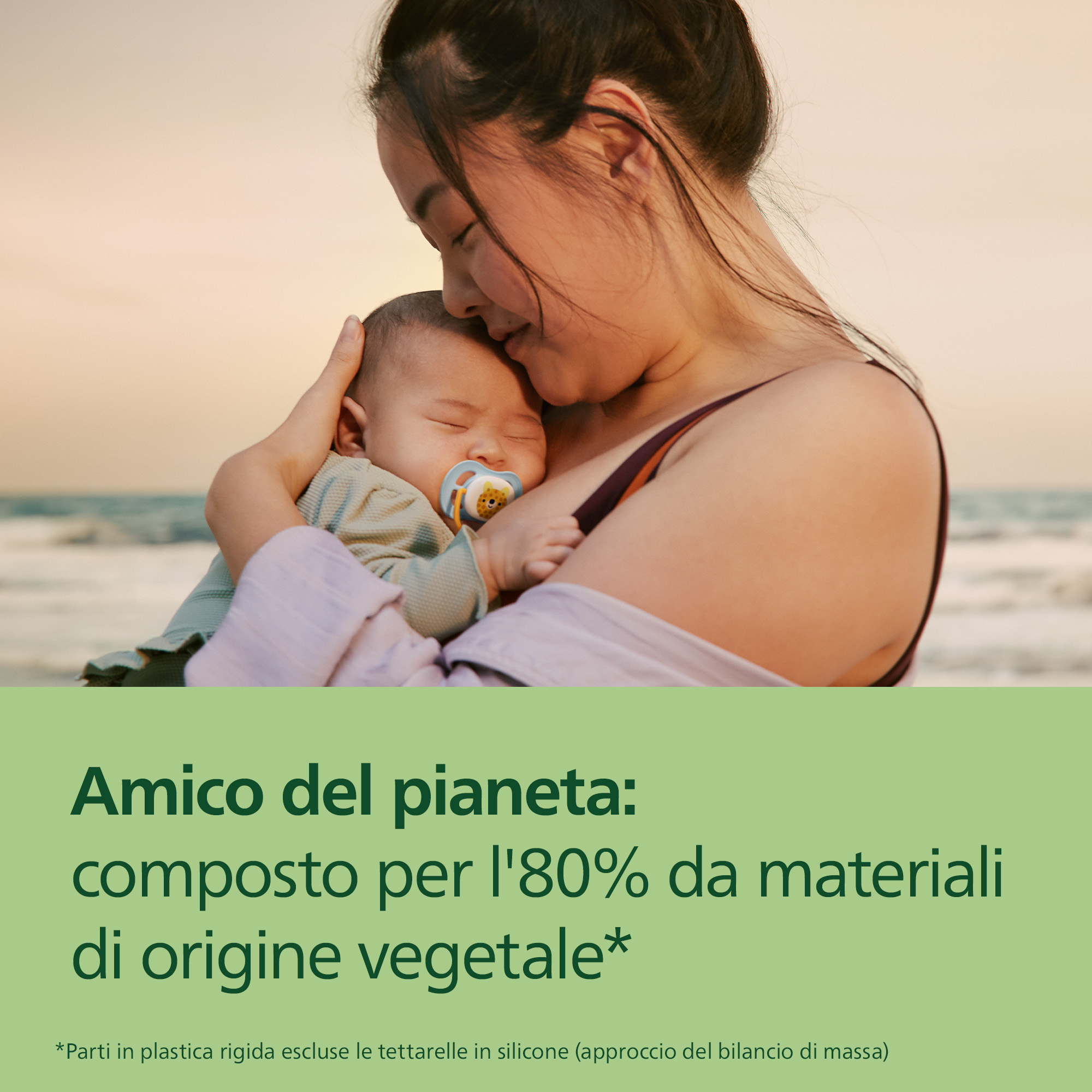 Succhietti ultra air collection 0-6m tigre e ananas, a base vegetale - set da 2 ciucci - philips avent - Avent