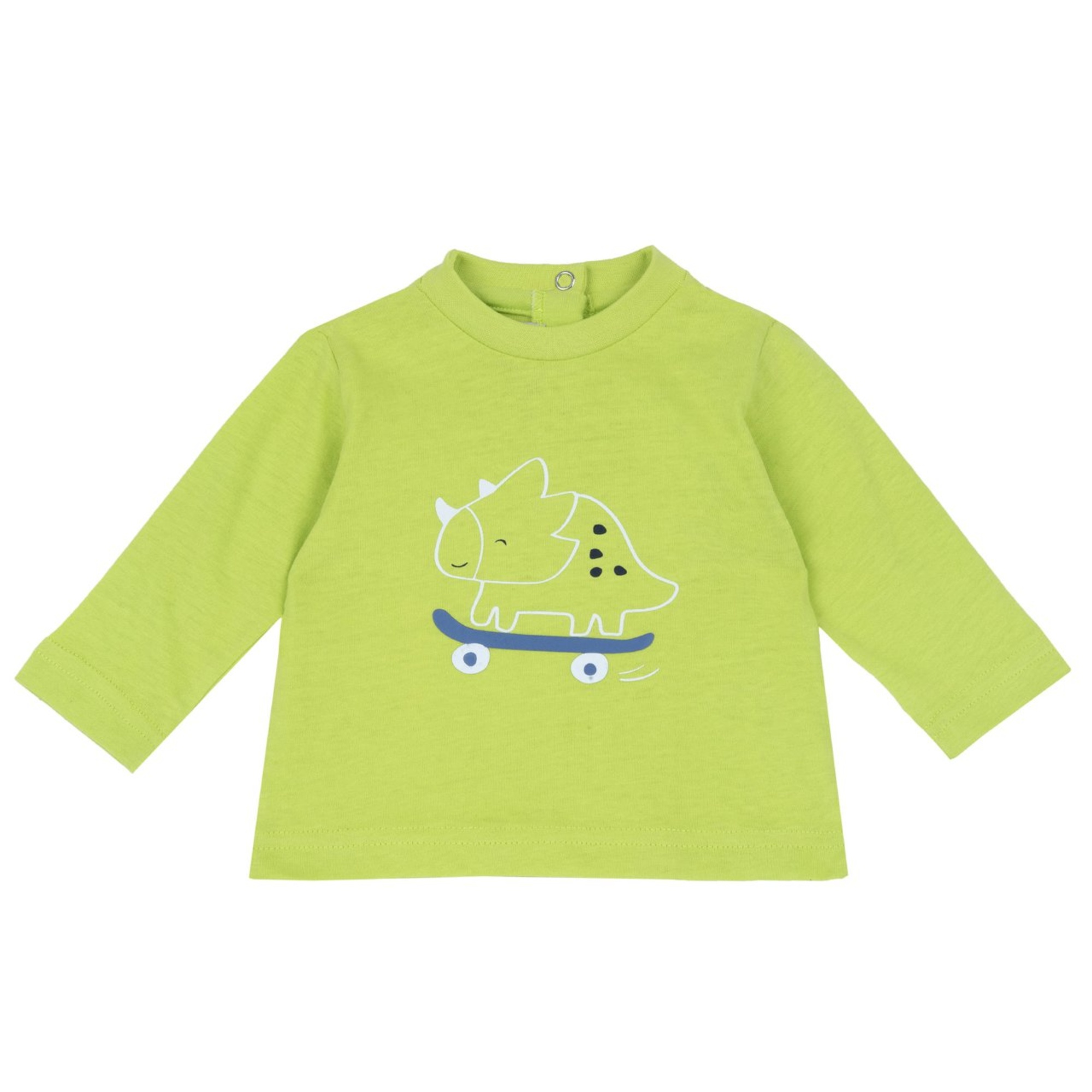 T.shirt m/l verde fluo st dinosauro - chicco - Chicco