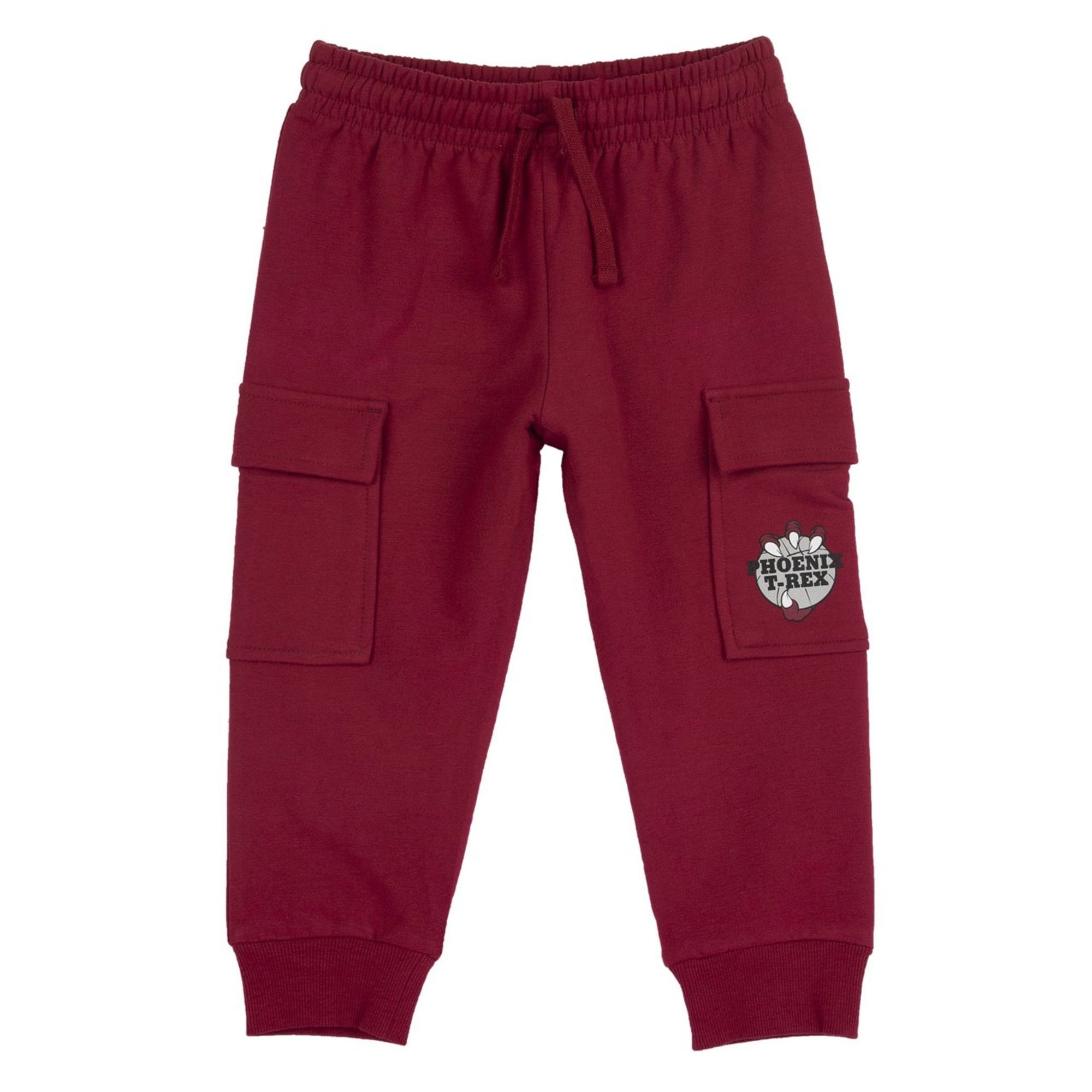 Pantaloni fleece bordeaux con tasconi - chicco - Chicco