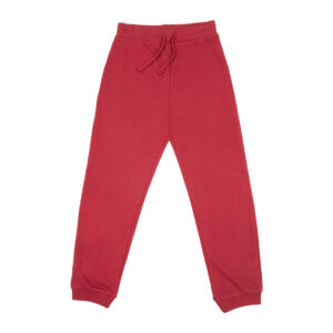 Pantalone french terry bimba rosso - Mawi