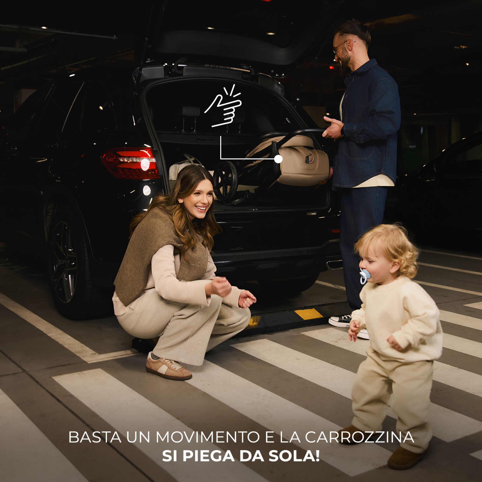 Passeggino leggero loom linen beige - kinderkraft - KinderKraft