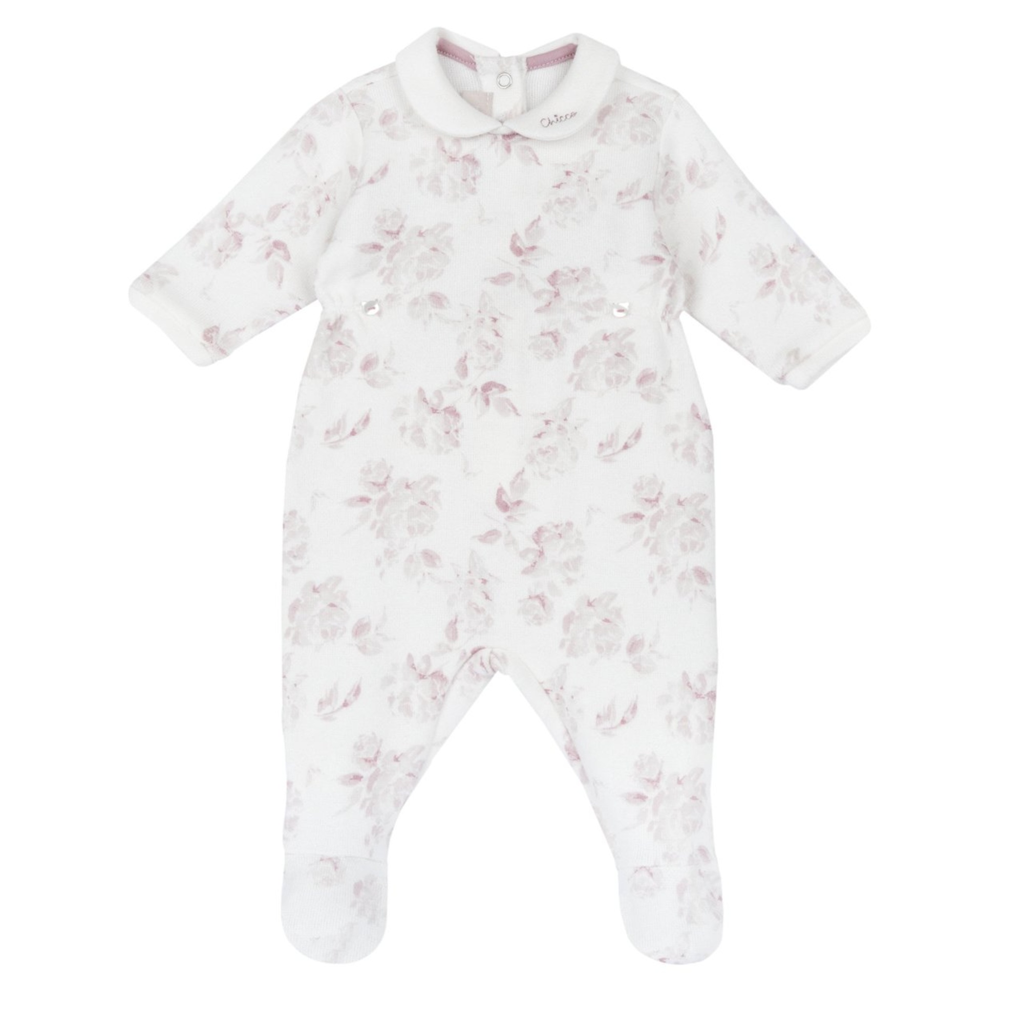 Tutina con apertura patello con roselline - chicco - Chicco