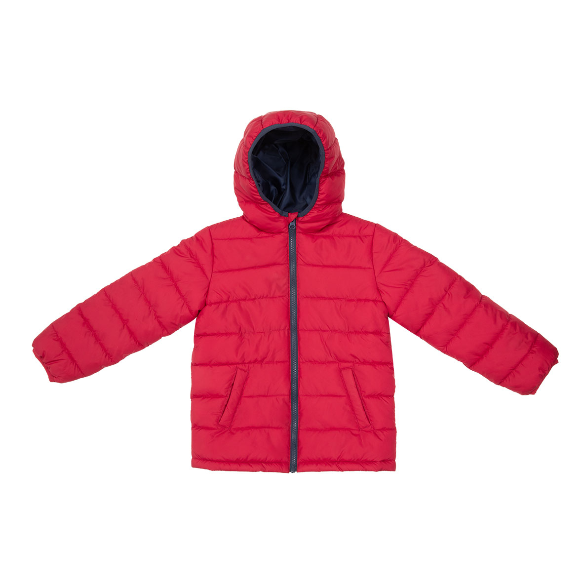 Piumino bimbo rosso con cappuccio - Mawi