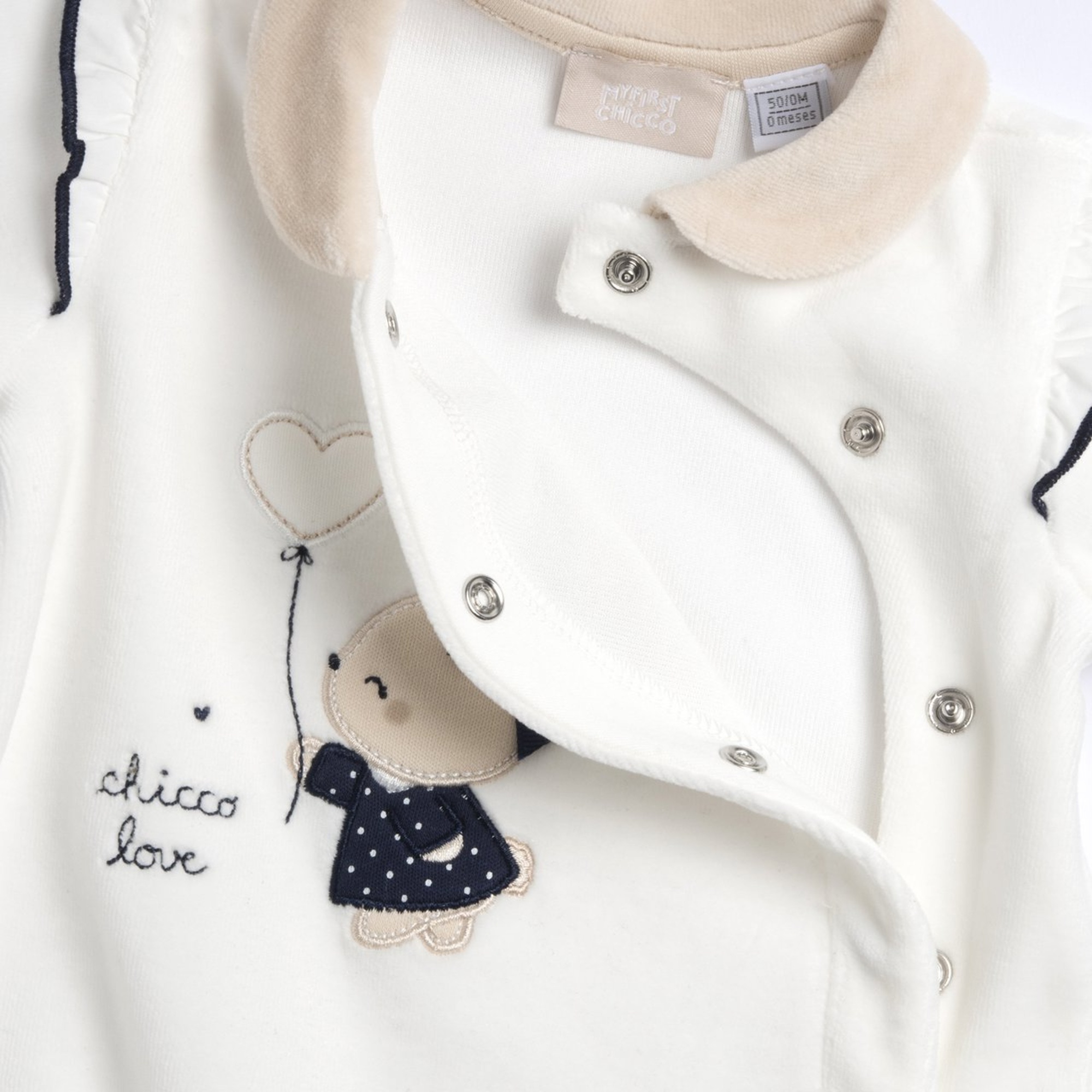 Tutina aperta davanti con coniglietta - chicco - Chicco