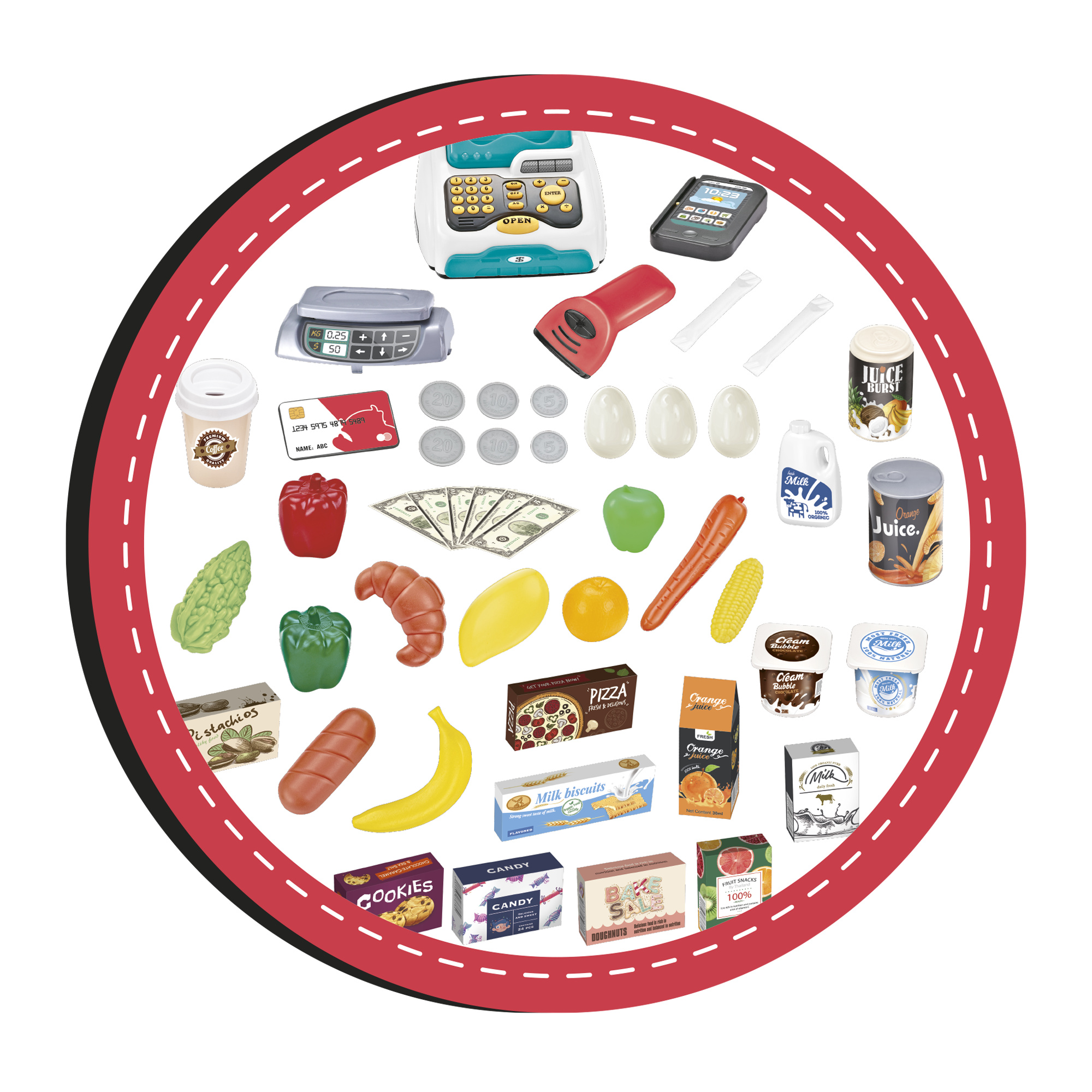 Supermarket playtime con cassa e carrello - Superstar