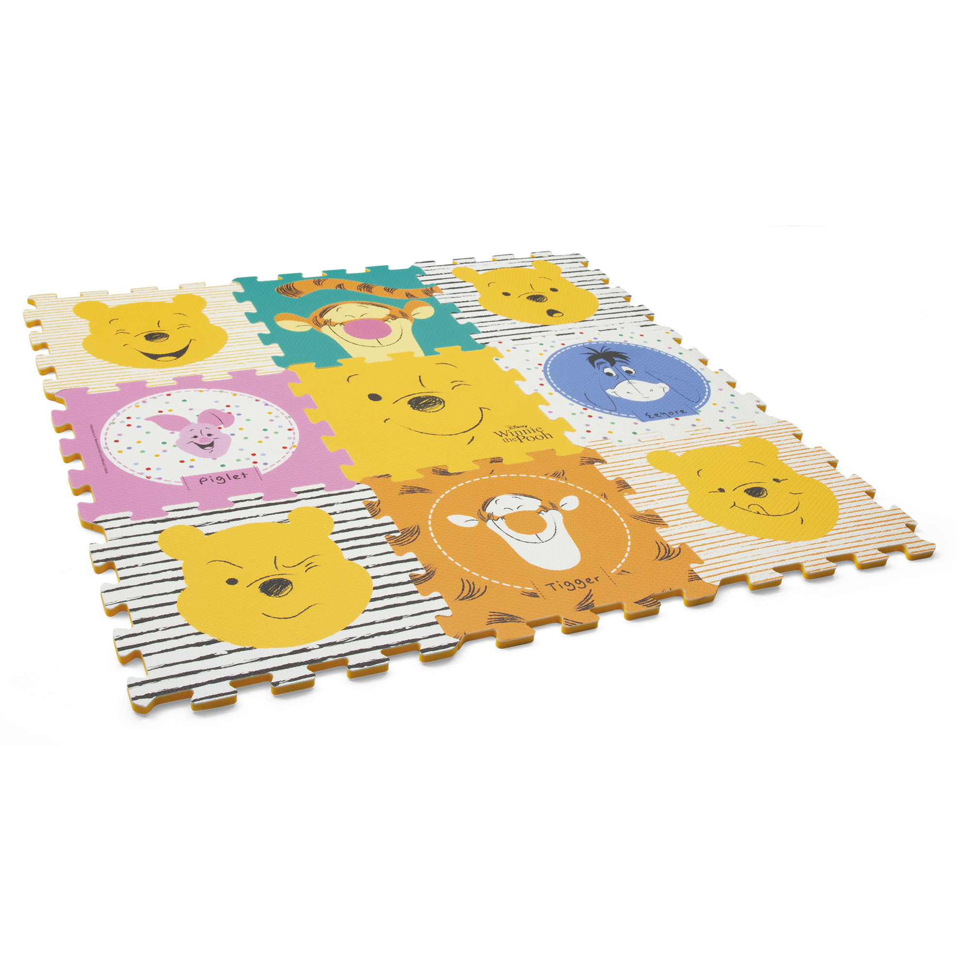 Tappeto puzzle 9 pezzi disney winnie the pooh - Baby Smile