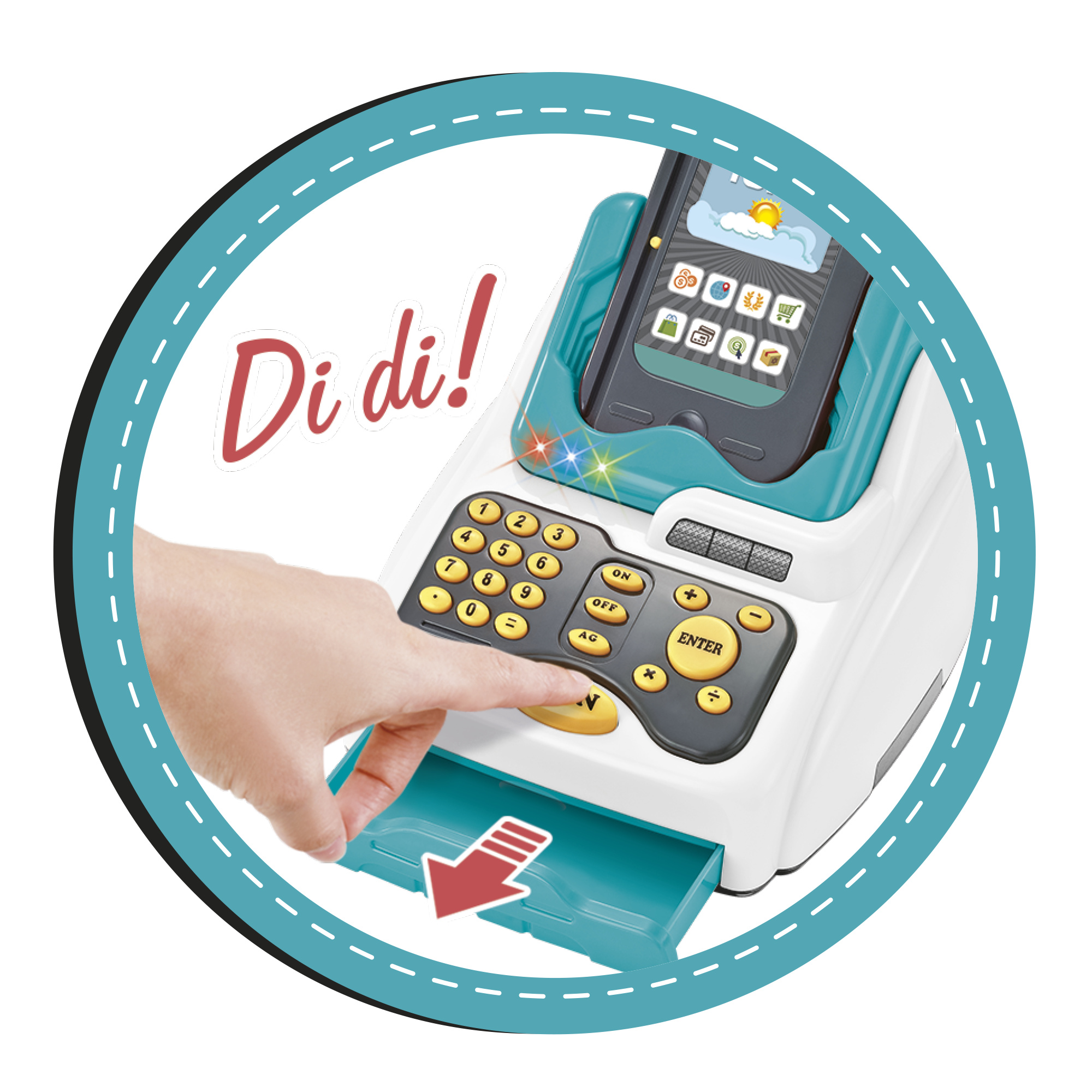 Supermarket playtime con cassa e carrello - Superstar