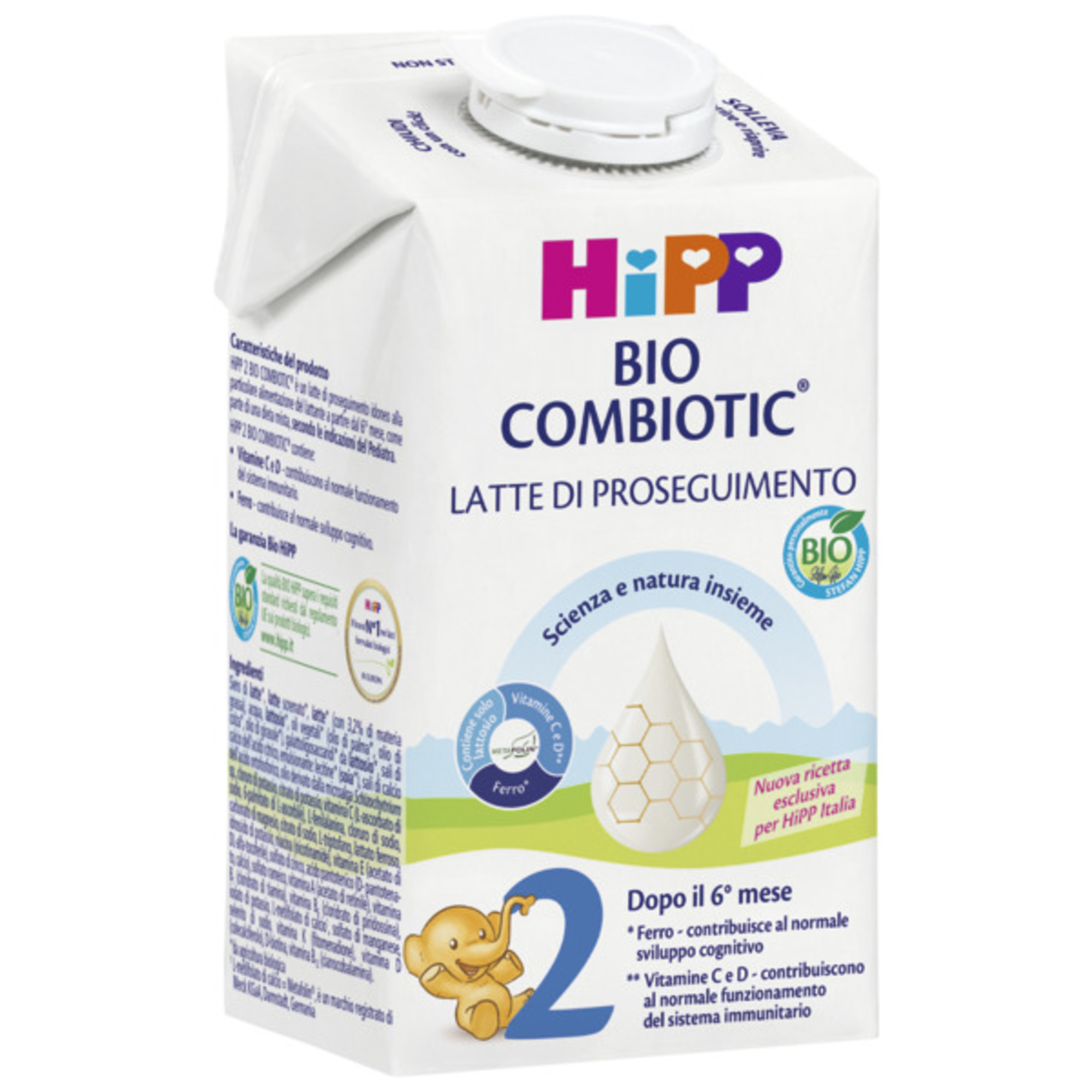 Latte di proseguimento liquido bio combiotic® 2 -  - 500 ml - hipp - Hipp