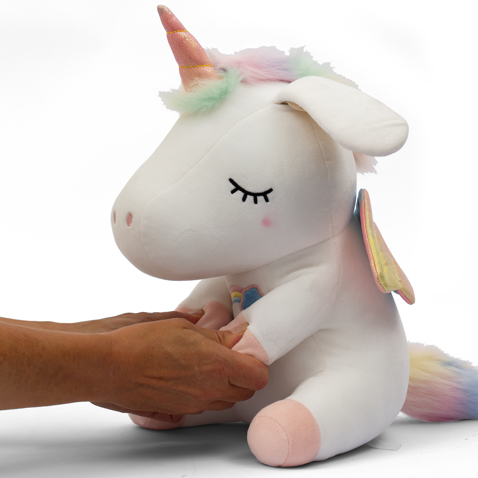 Peluche unicorno interattivo con orecchie movibili - Ami Plush