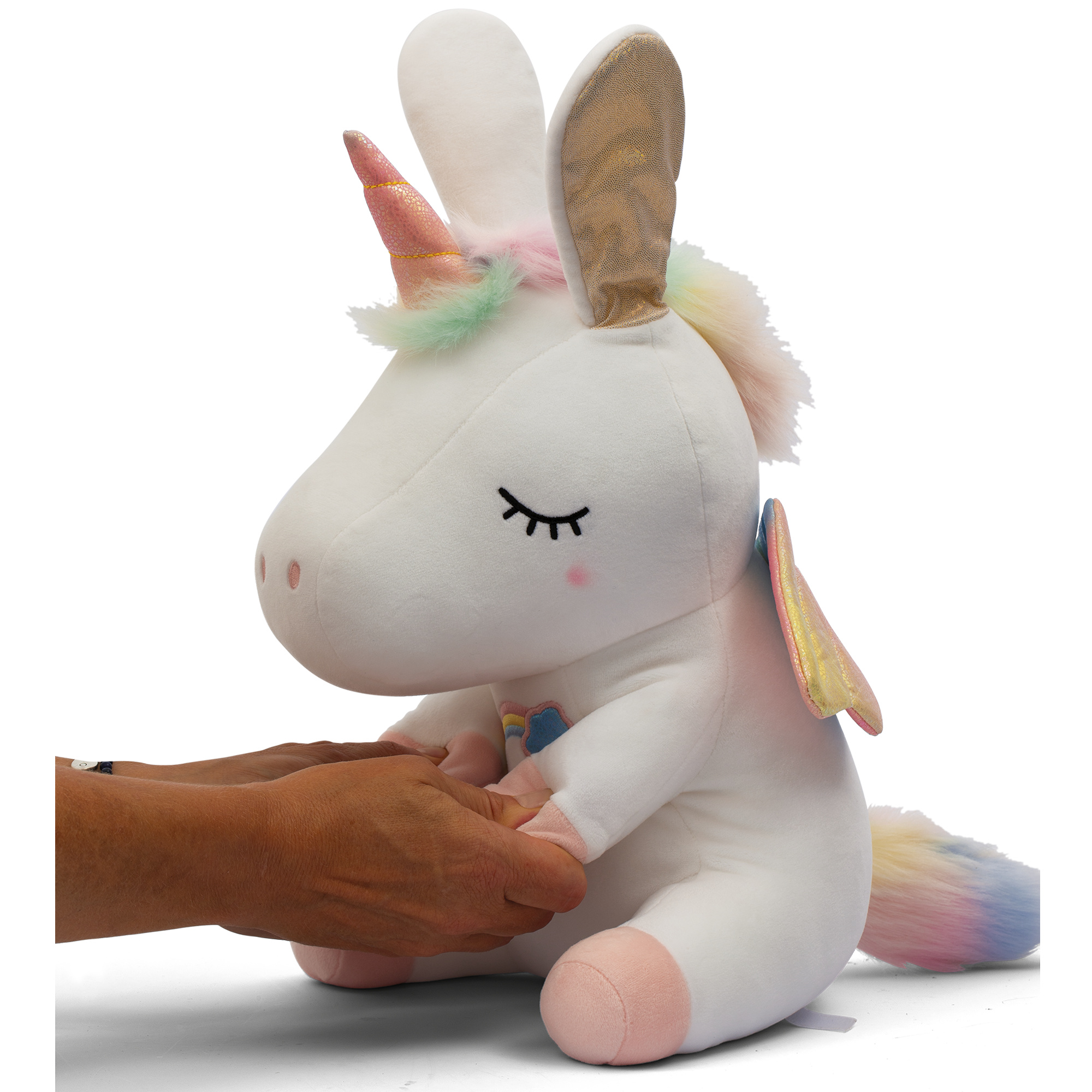 Peluche unicorno interattivo con orecchie movibili - Ami Plush