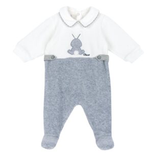 Tutina con apertura patello con coniglietto - chicco - Chicco