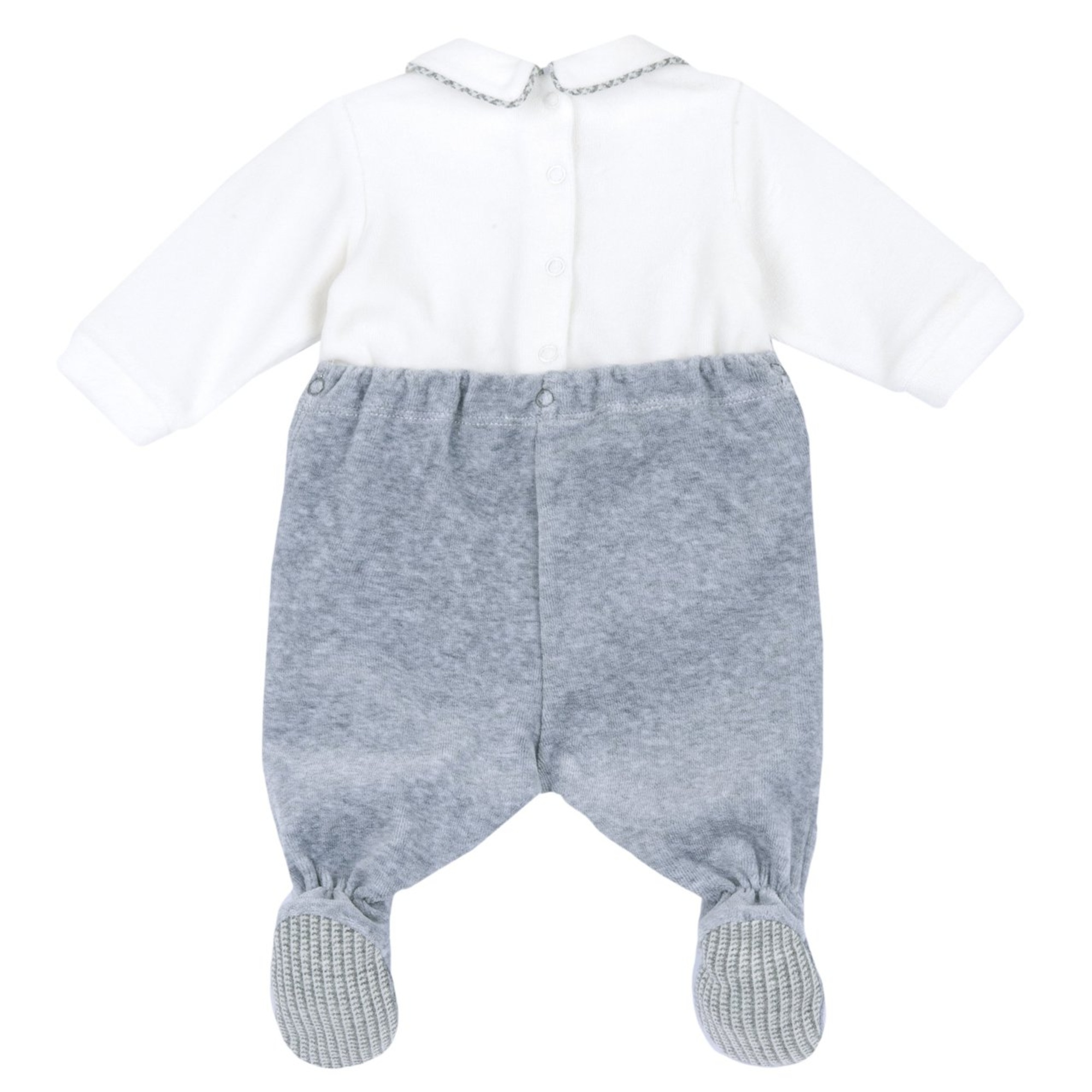 Tutina con apertura patello con coniglietto - chicco - Chicco