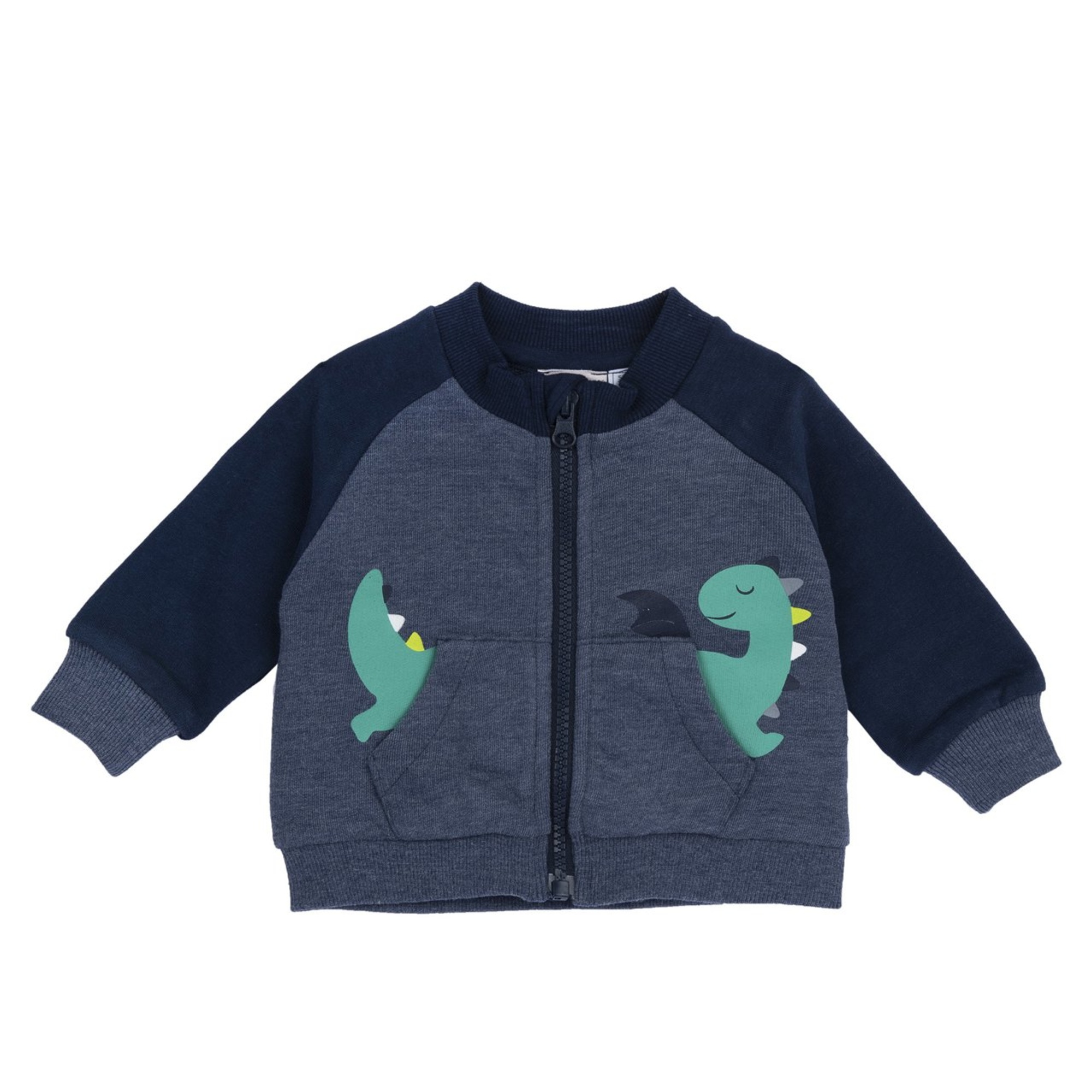 Cardigan french terry raglan blu indigo - chicco - Chicco