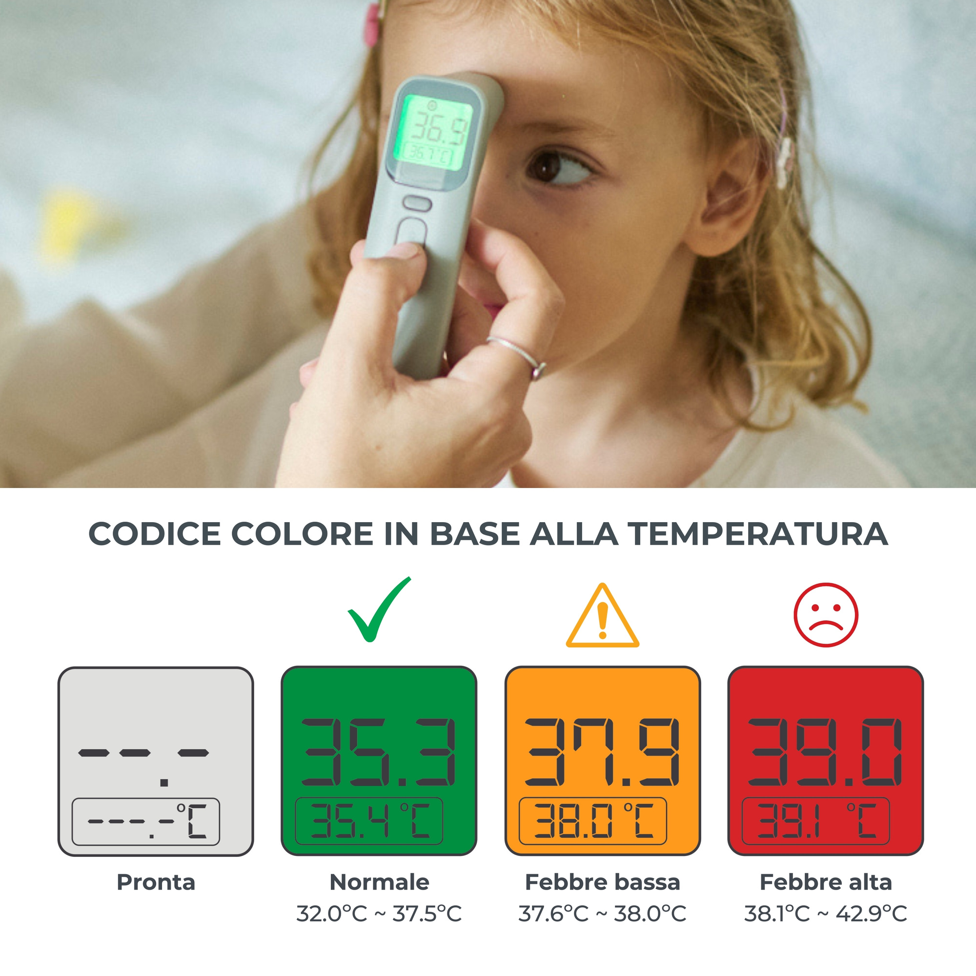 Termometro digitale frontale / auricolare 2075 - nuvita - Nuvita