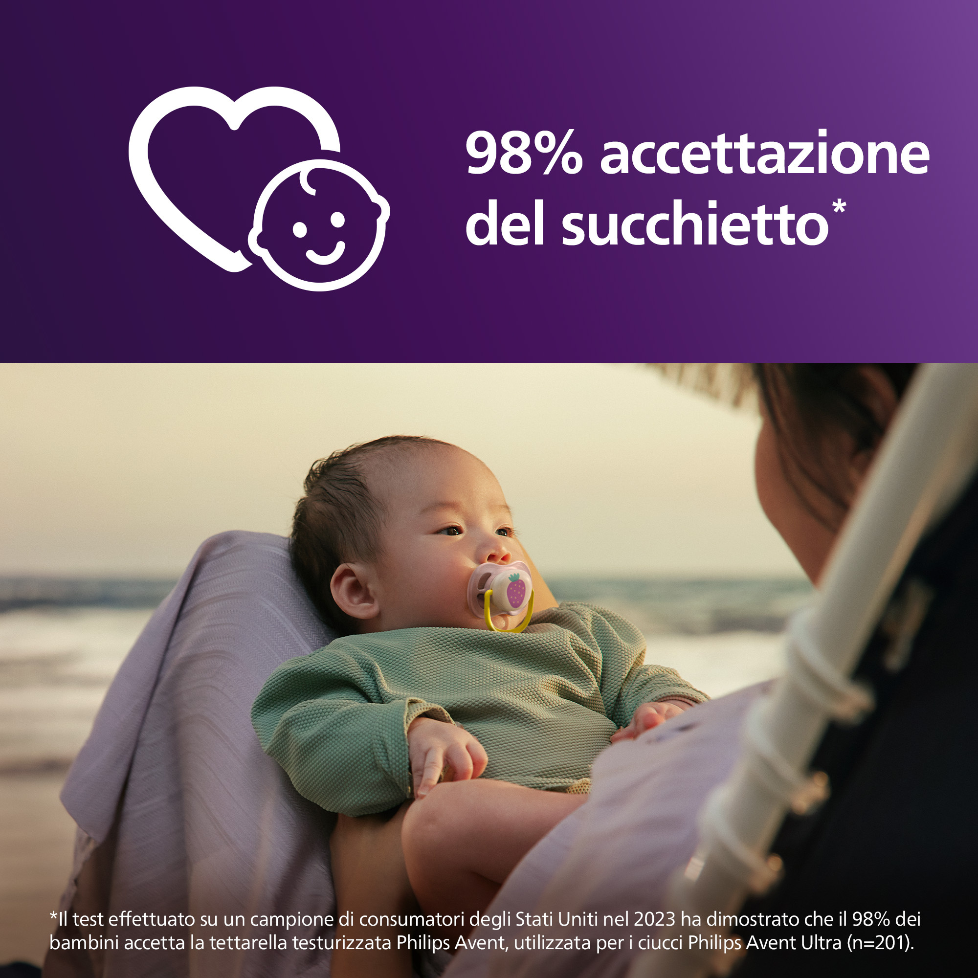 Succhietti ultra air collection 0-6m uccellino e fragola, a base vegetale - set da 2 ciucci - philips avent - Avent