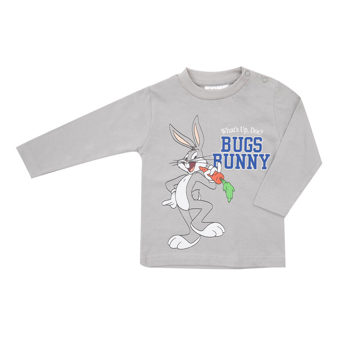 T-shirt manica lunga bimbo grigio "bugs bunny" - WARNER BROSS