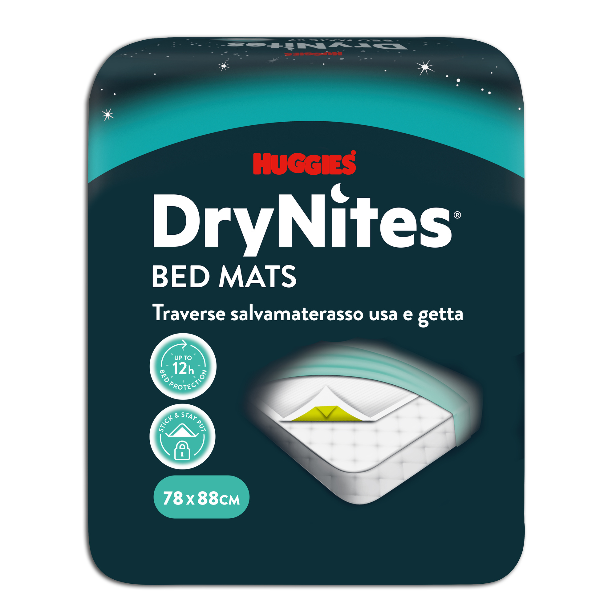 Drynites coprimaterasso assorbente, confezione da 7 pezzi - huggies - Huggies