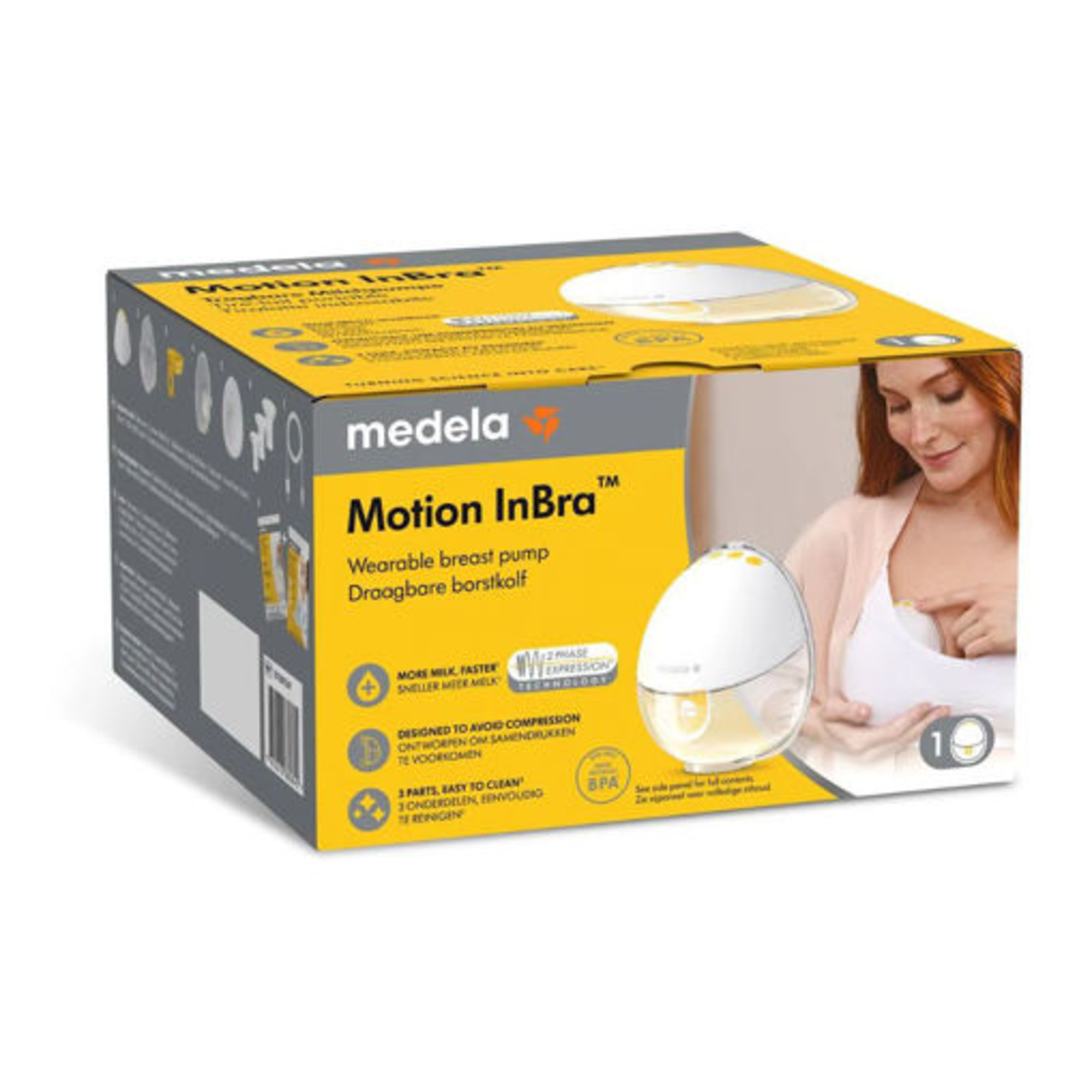 Tiralatte indossabile motion inbra singolo - medela - Medela