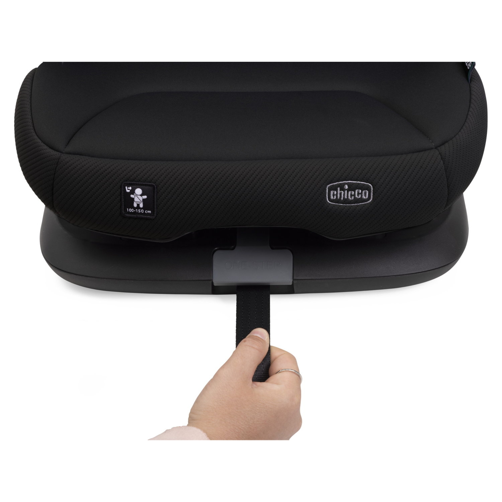Seggiolino fold&go s i-size posh black 100-150cm - chicco - Chicco
