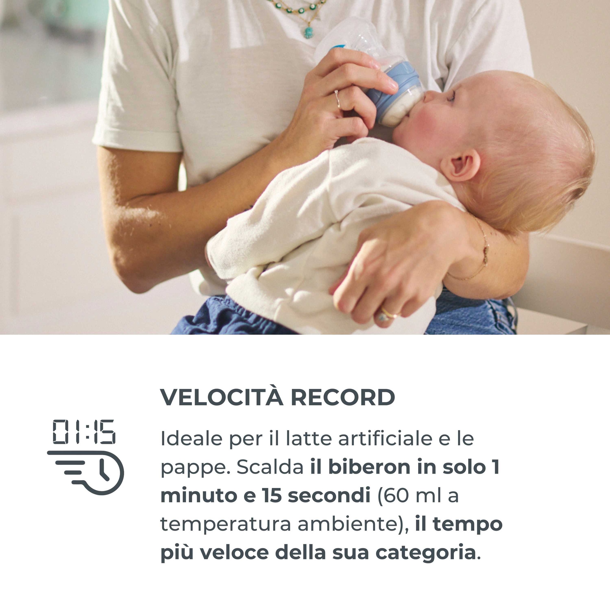 Scaldabiberon e sterilizzatore ultraveloce - nuvita - Nuvita