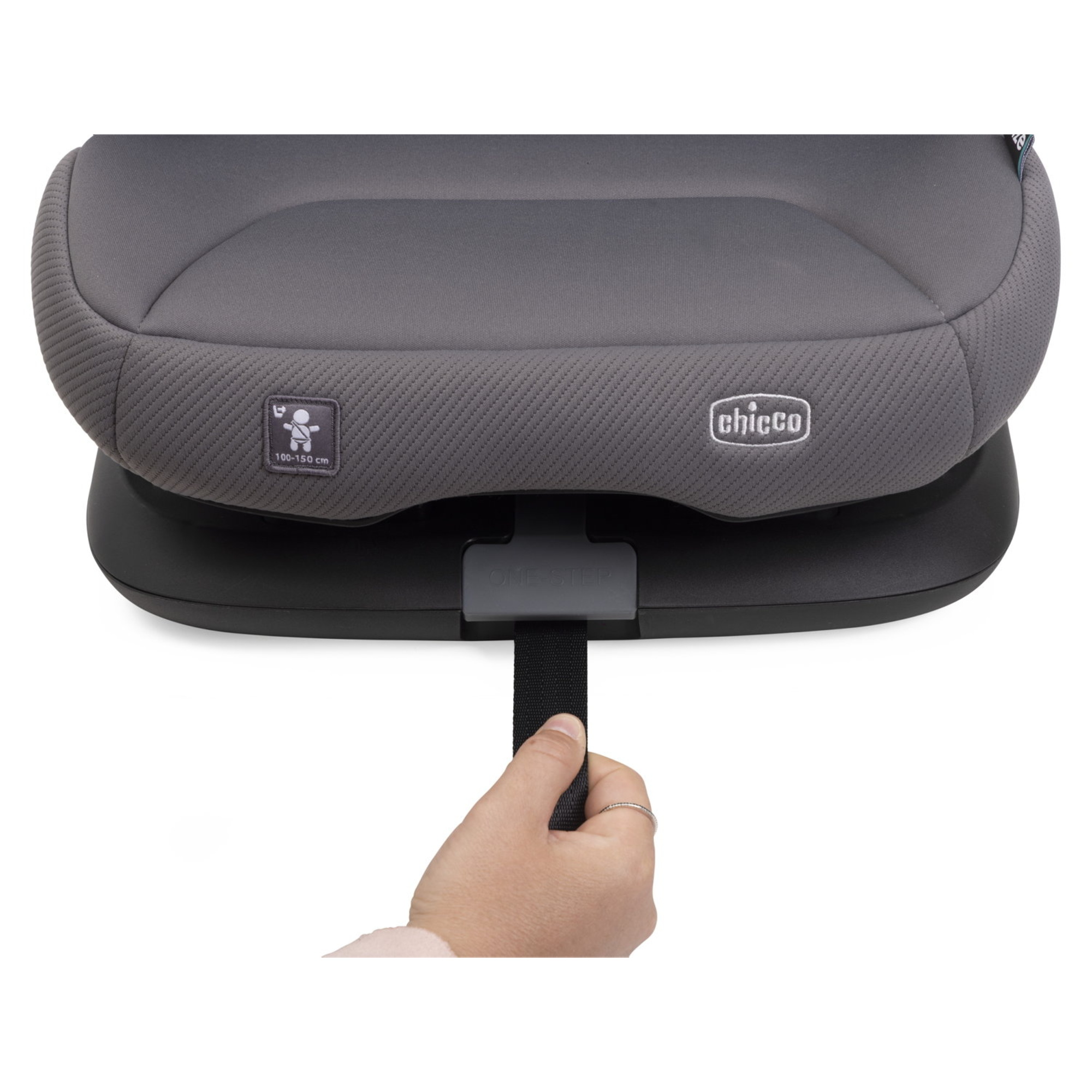 Seggiolino fold&go s i-size glam grey 100-150cm - chicco - Chicco