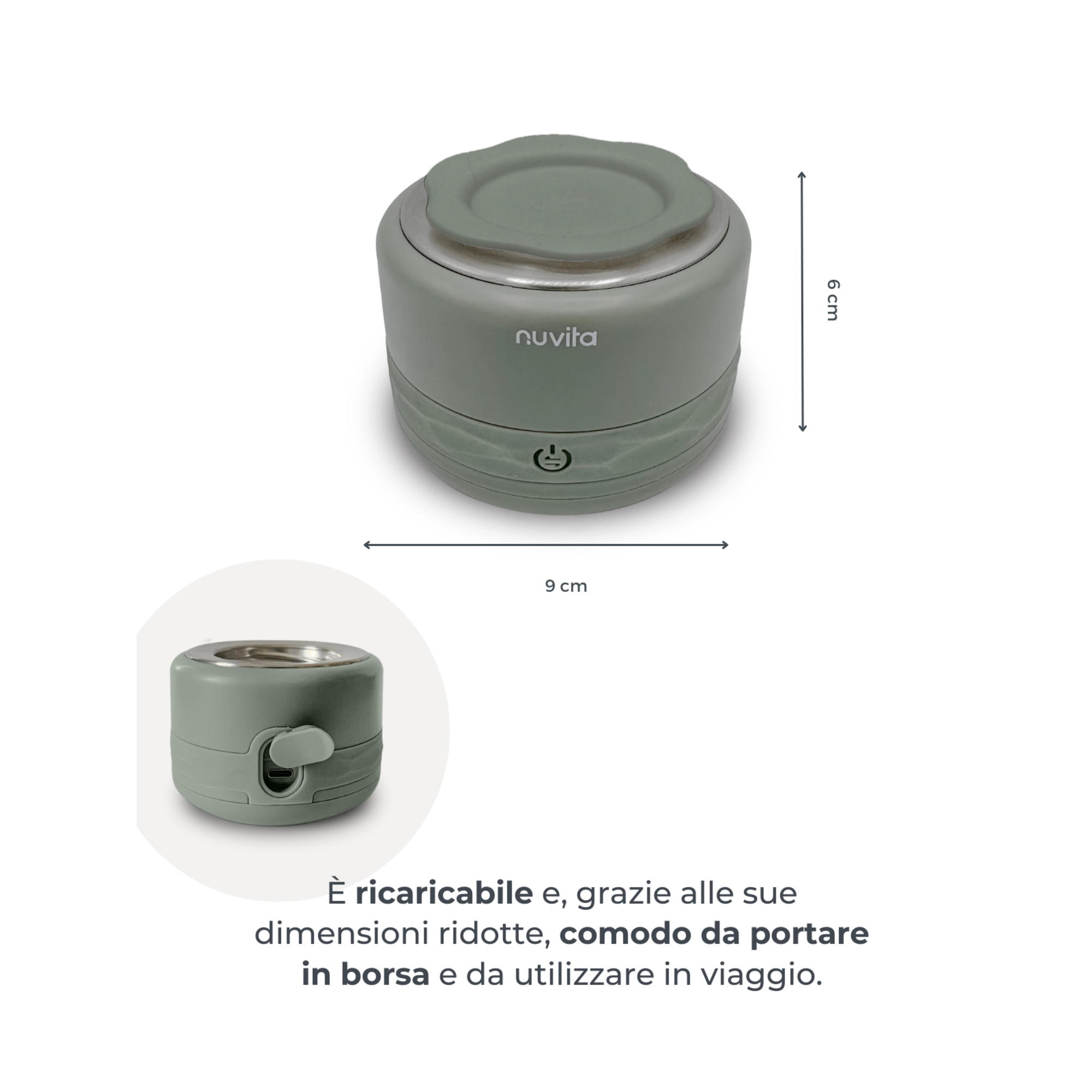 Scaldabiberon portatile universale warm70 - nuvita - Nuvita