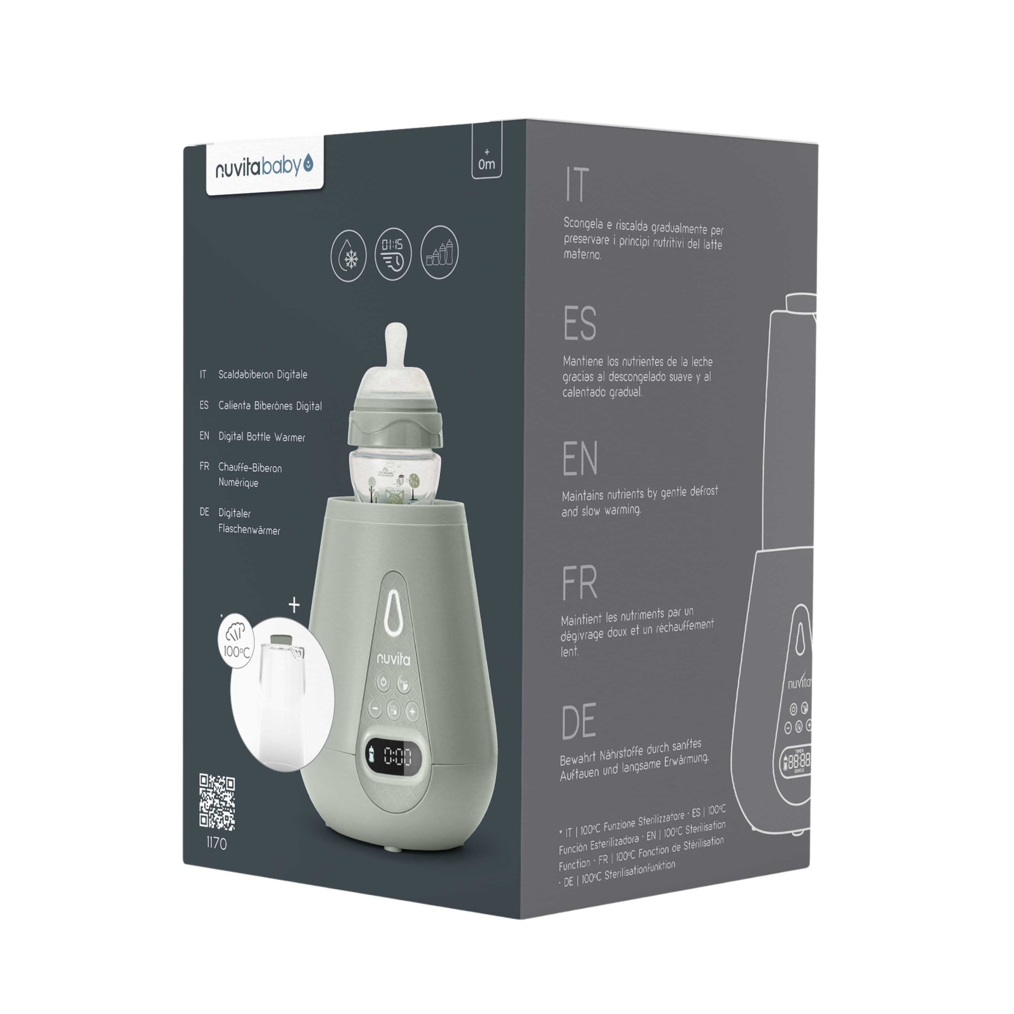 Scaldabiberon e sterilizzatore ultraveloce - nuvita - Nuvita