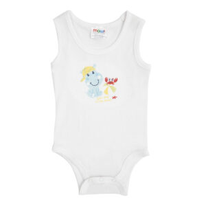 Body spalla larga neonato ippopotamo - Mawi