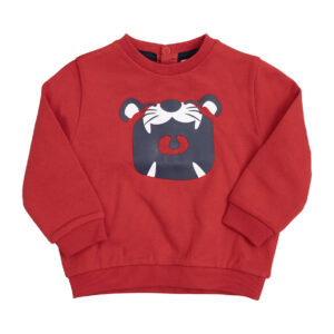 Felpa rossa bimbo tigre - Mawi