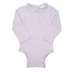 Body jersey stretch bimba lilla stampa piccola - Mawi