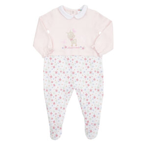 Tenera tutina interlock bimba finto due pezzi - Mawi