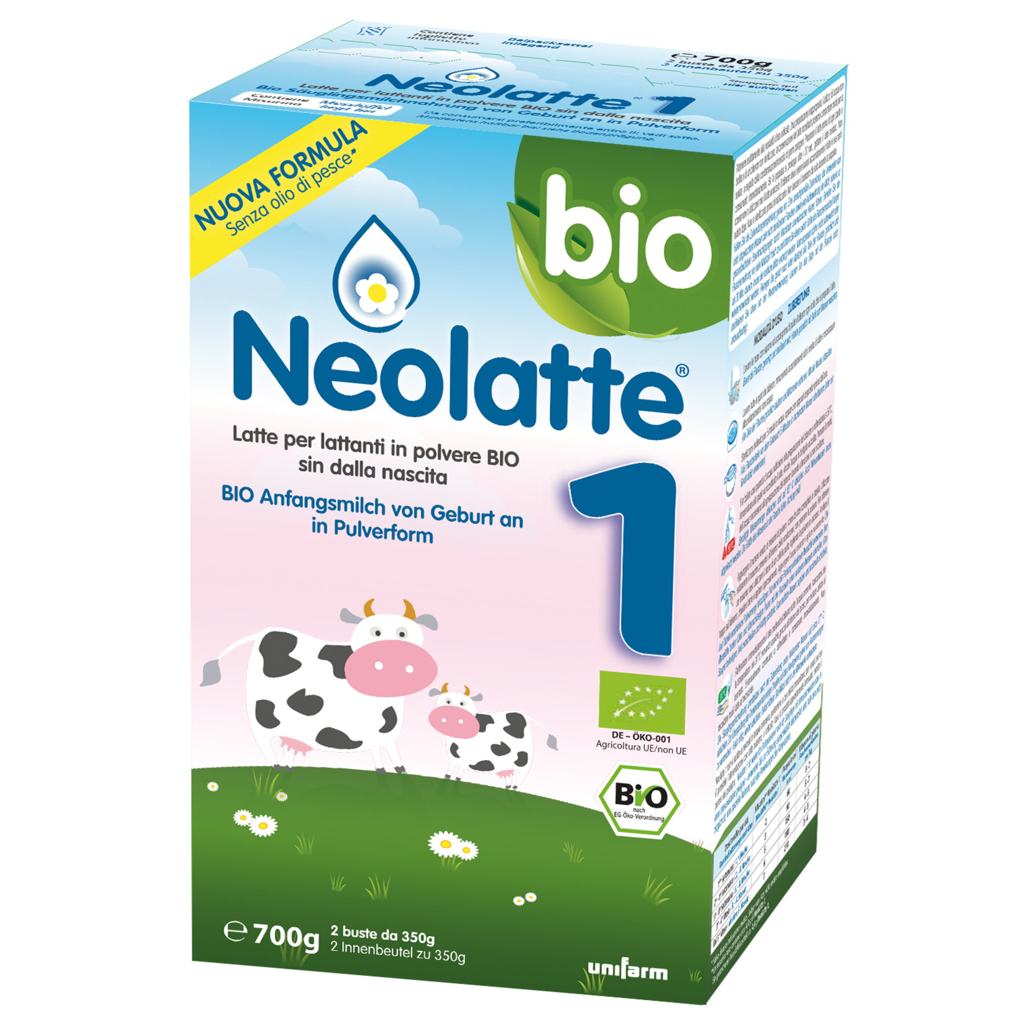 Latte in polvere 1 bio algal dha 2 x 350g 0-6 mesi - neolatte - Neolatte