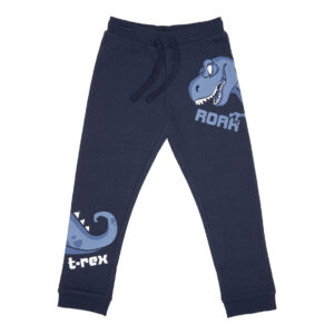 Pantalone lungo blu bambino t-rex - Mawi