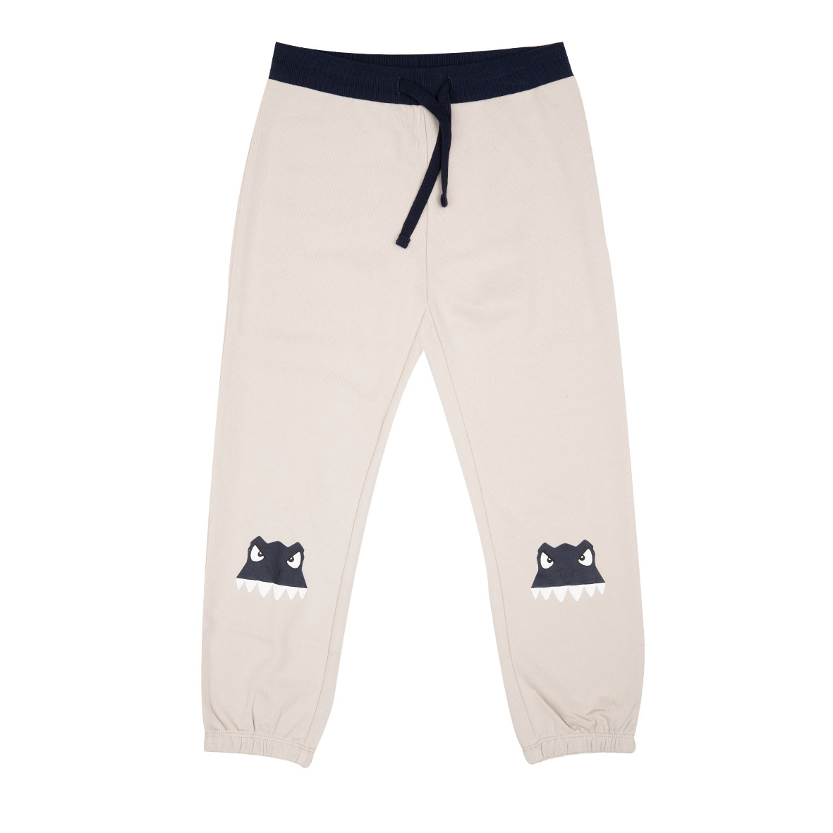 Pantalone beige con stampa ginocchia - Mawi