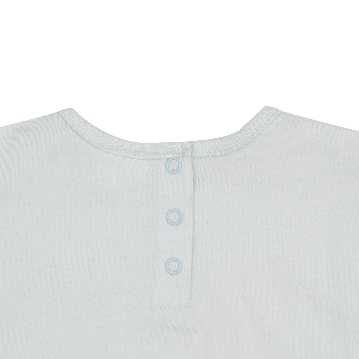 Maglia bimba verde chiaro stampa margherite - Mawi