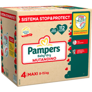 Pampers baby dry mut mega maxi x112 - PAMPERS