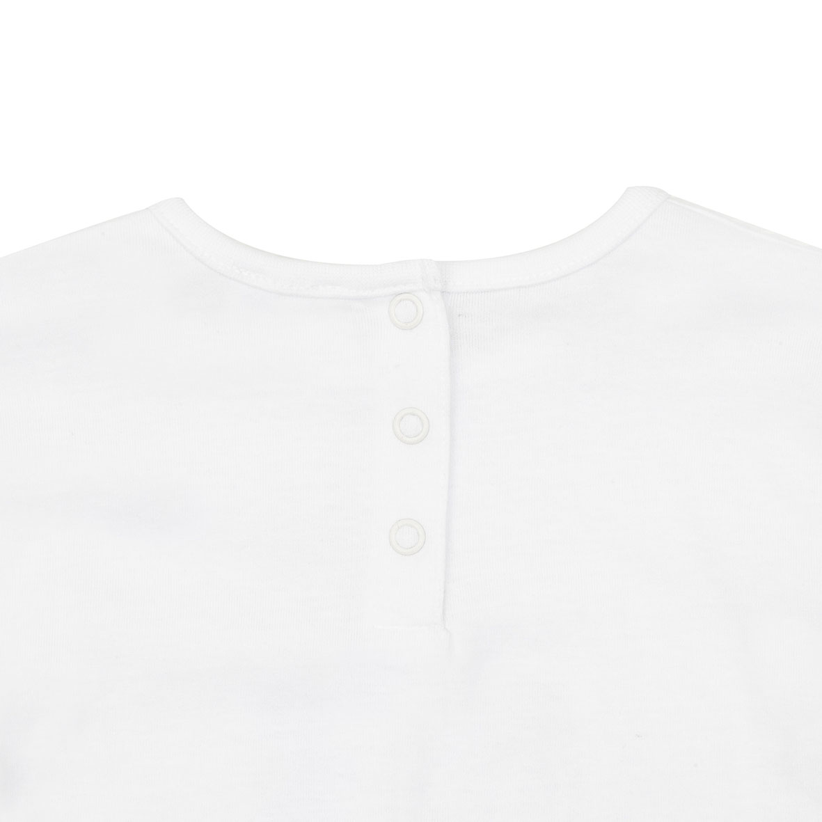 Maglia jersey manica lunga bimba bianca stampata - Mawi