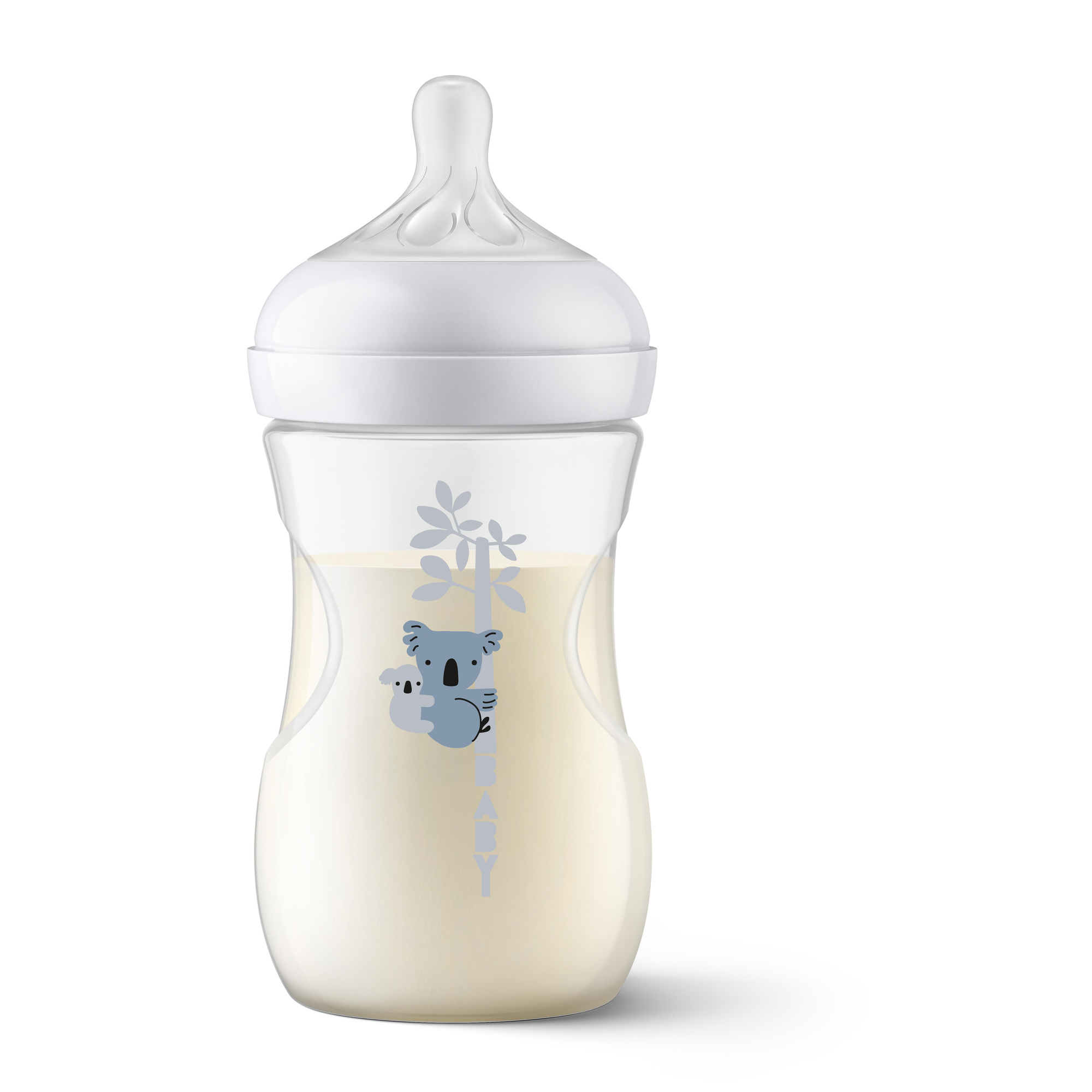 Biberon natural response deco koala 260 ml, con tettarella flusso 3 (medio). età consigliata: 3-6m. biberon 1 pz: scy903/67 - philips avent - Avent