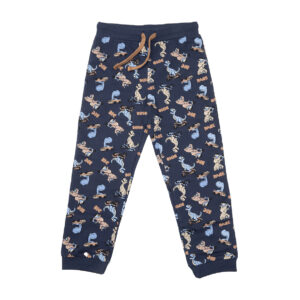 Pantalone bimbo blu stampa "dino" - Mawi
