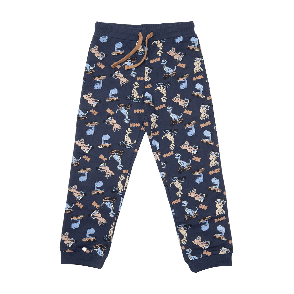 Pantalone bimbo blu stampa "dino" - Mawi