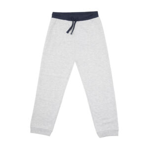 Pantalone semplice bimbo french terry grigio - Mawi