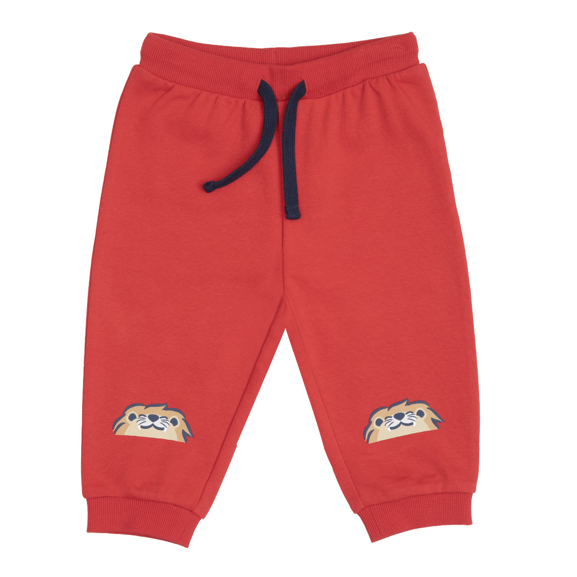 Pantalone lungo rosso bimbo con stampe - Mawi