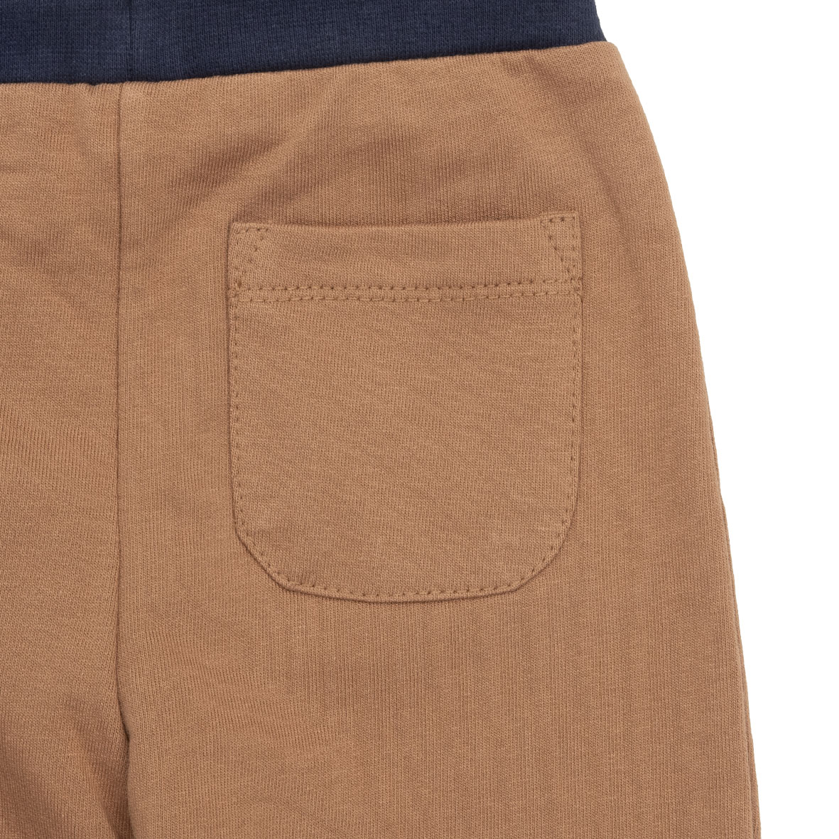 Pantalone french terry bimbo marrone - Mawi