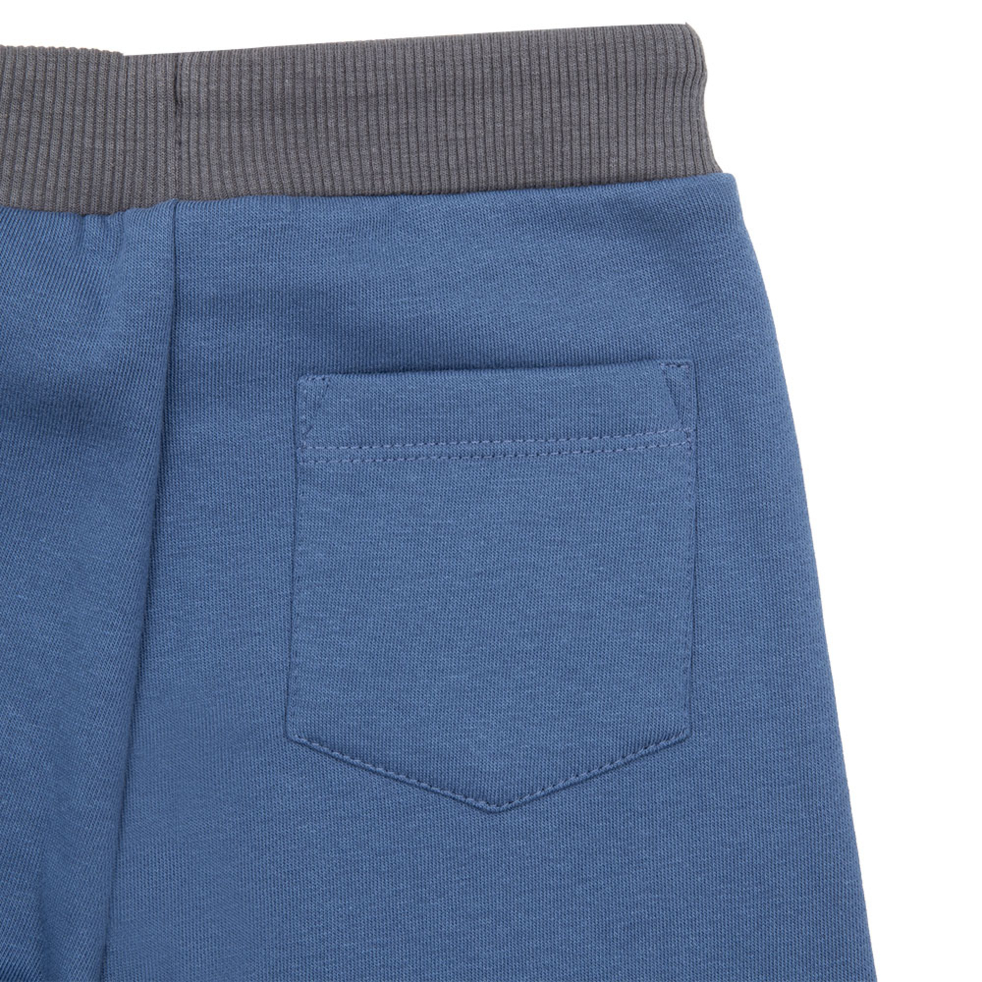 Completo jogging bimbo bicolor blu/grigio - Mawi