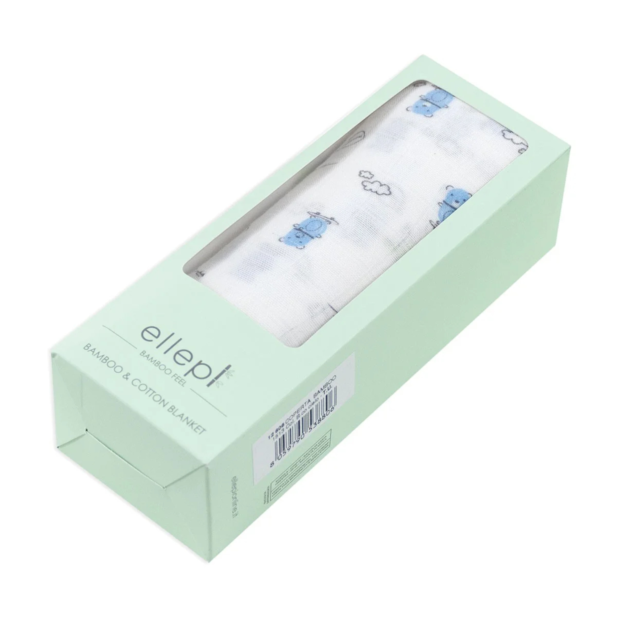 Copertina per neonati in garza di cotone e bambù - ellepi - ELLEPI