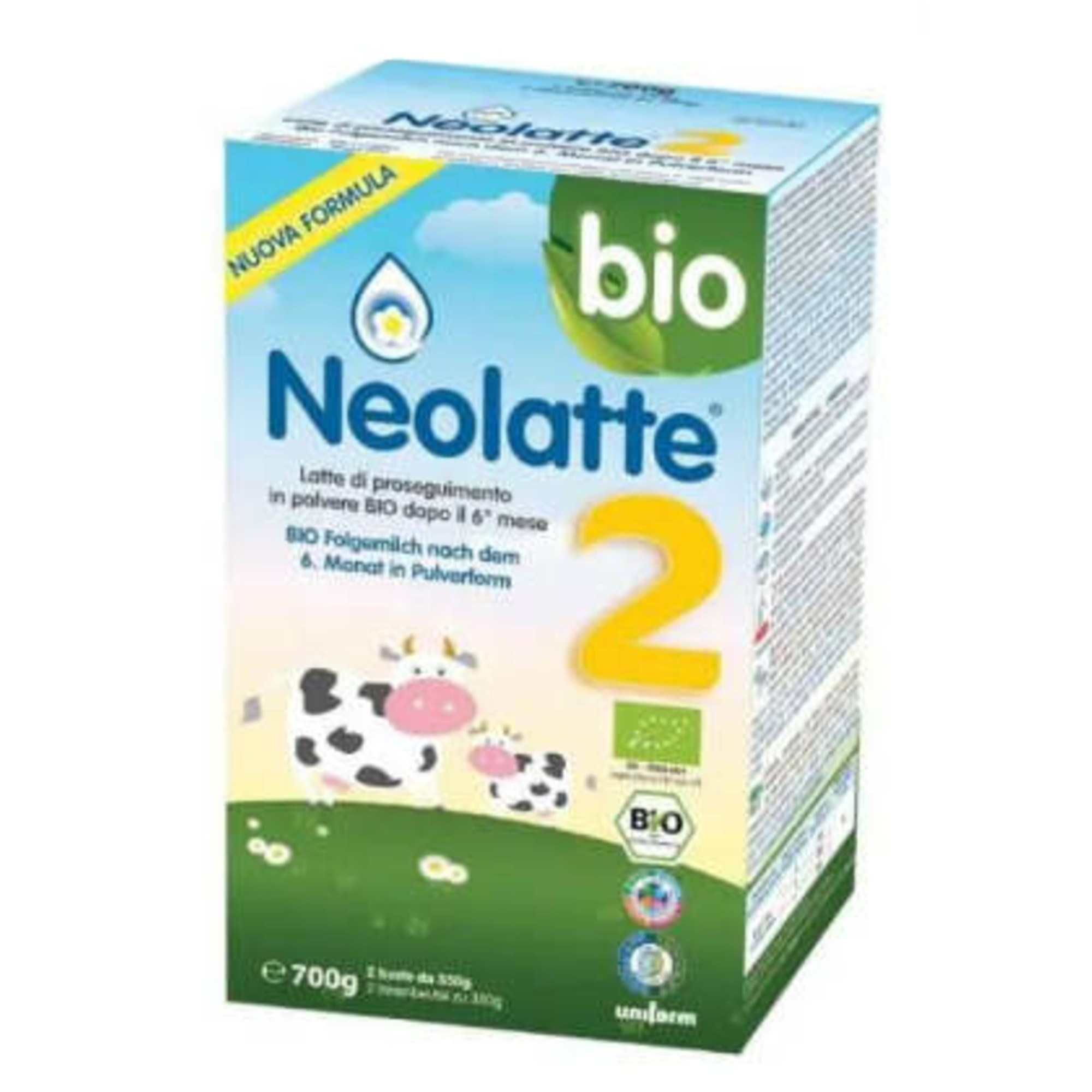 Latte in polvere 2 bio algal dha 2 x 350g 0-6 mesi - neolatte - Neolatte